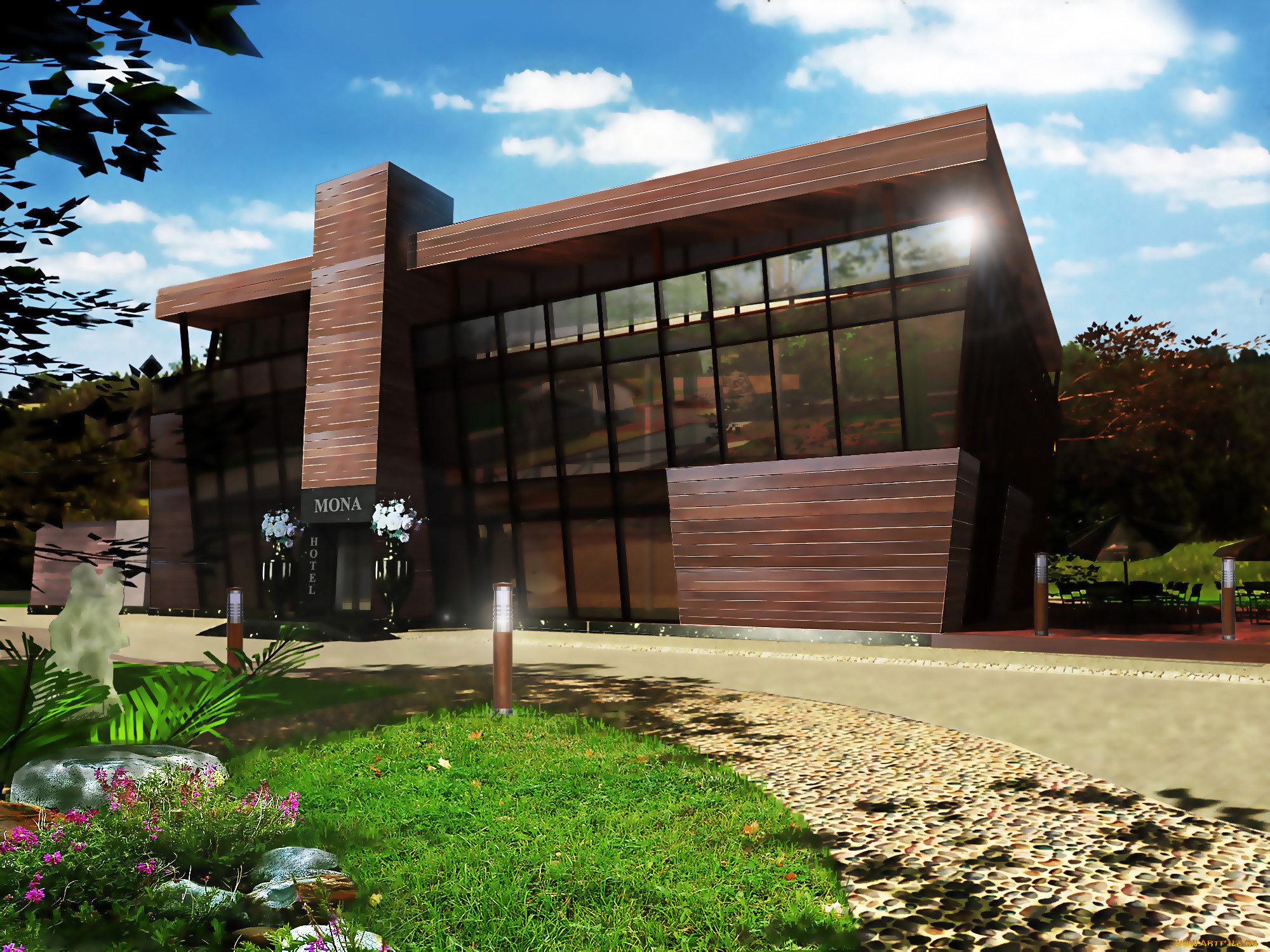 3, , architecture, , , mona